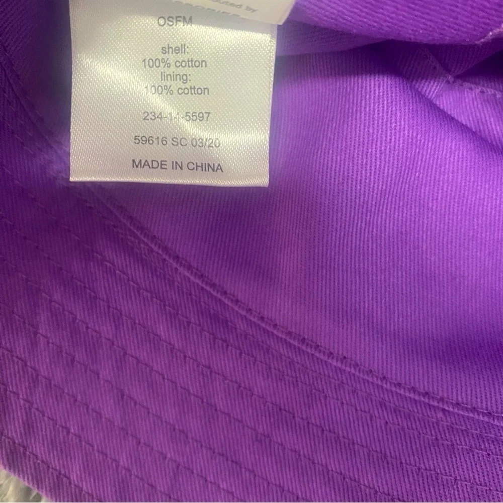 My Little Pony Rainbow Dash Bucket Hat, Size OSFM Inner Lining 100% Cotton